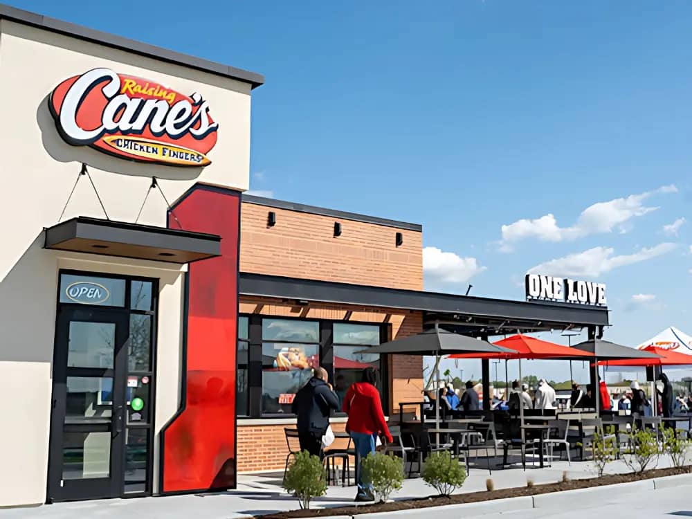 5601 Brodie Lane - the exterior of Raising Cane's