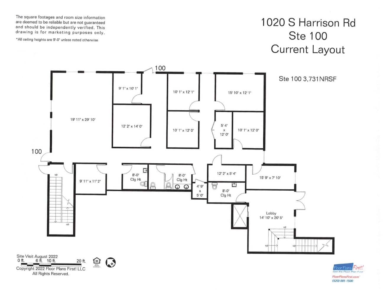 1020 Harrison, Unit 100 florrplan