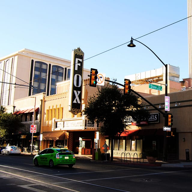 Image of Properties and Street on Stone Ave in Tucson, Arizona